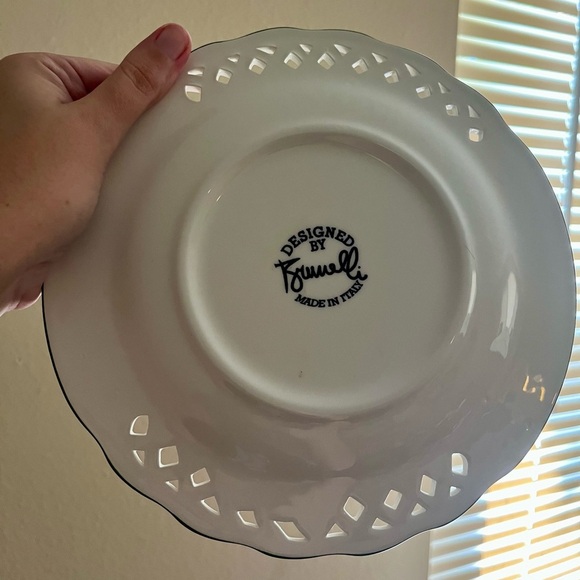Brunelli Figs and Flowers Salad Plates - Picture 6 of 6